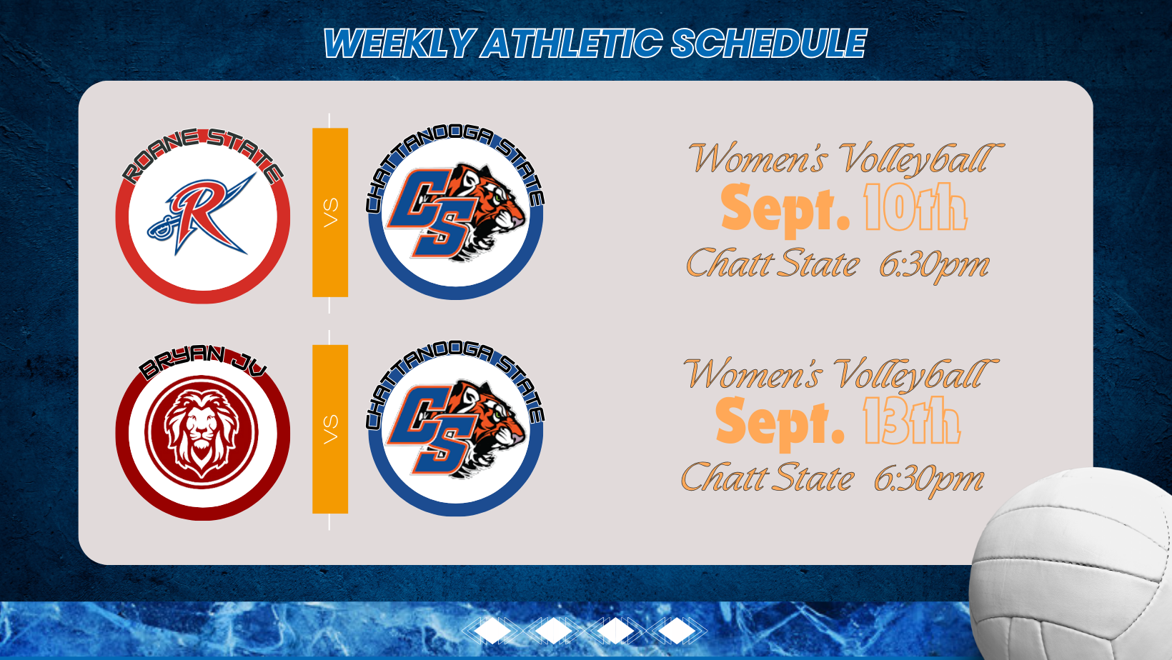 Weekly Athletic Preview 9.9.24